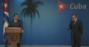 Cuba, embargo: conferenza stampa del Ministro degli Esteri Bruno Rodriguez