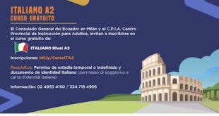 Corso italiano per adulti Ecuador