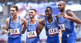 olimpiadi Tokyo staffetta medaglie