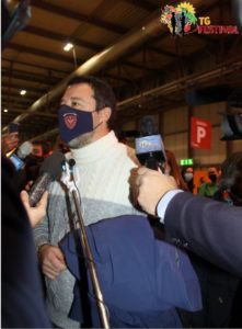 Artigiano in Fiera - Matteo Salvini e giornalisti