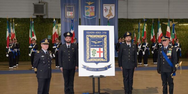 Cerimonia del nuovo Comando della Squadra Aerea e della 1° Regione Aerea
