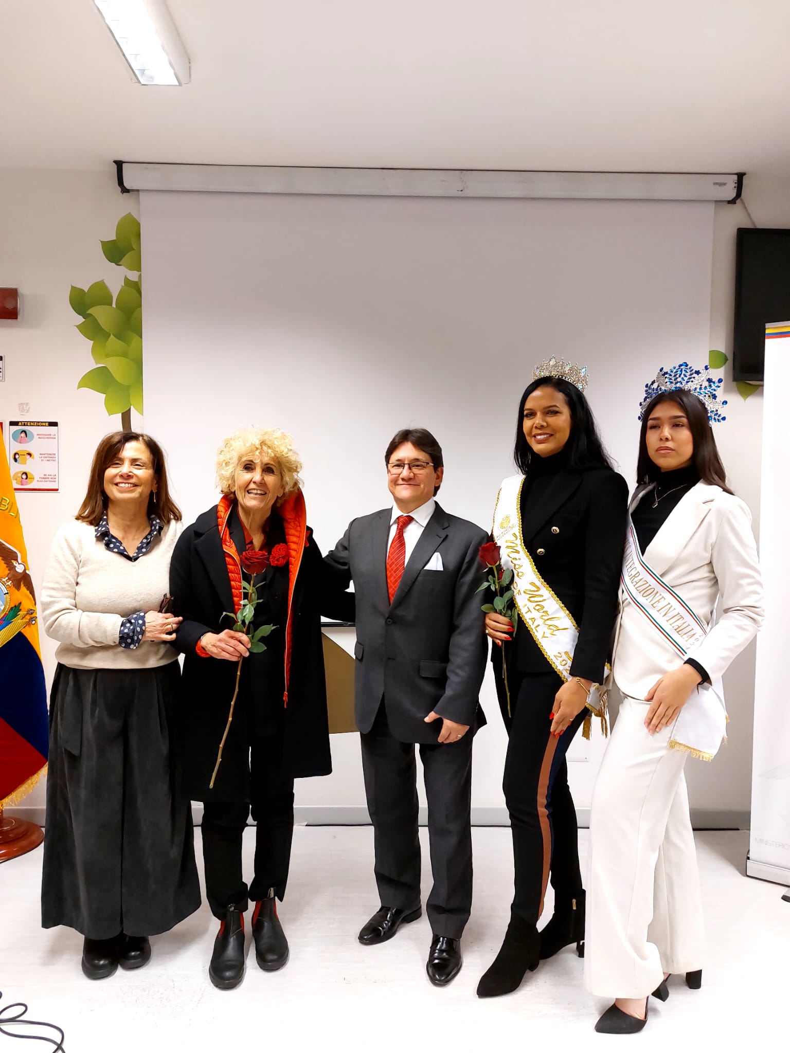 Evento consolato Ecuador giornata contro violenza sulle donne