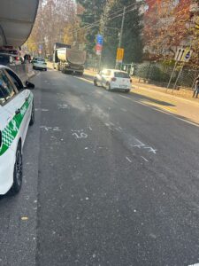 Donna investita viale Serra